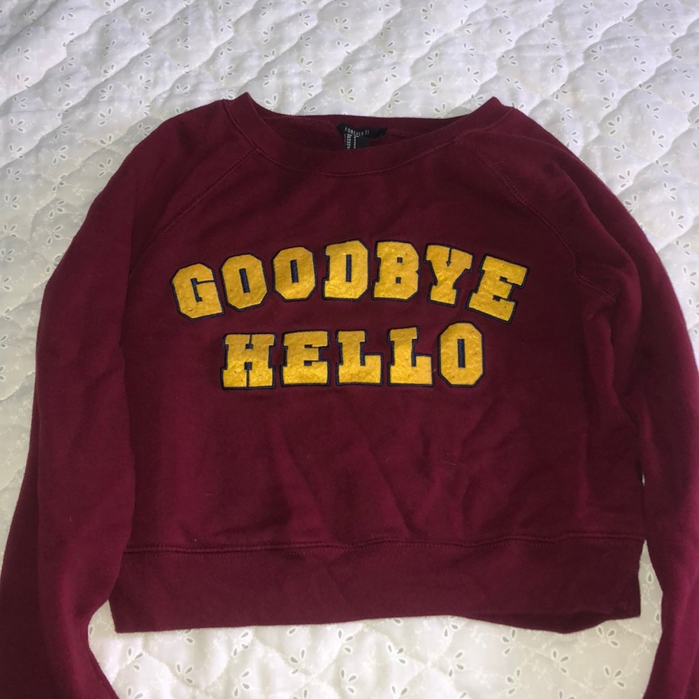 Forever 21 Cropped Sweatshirt